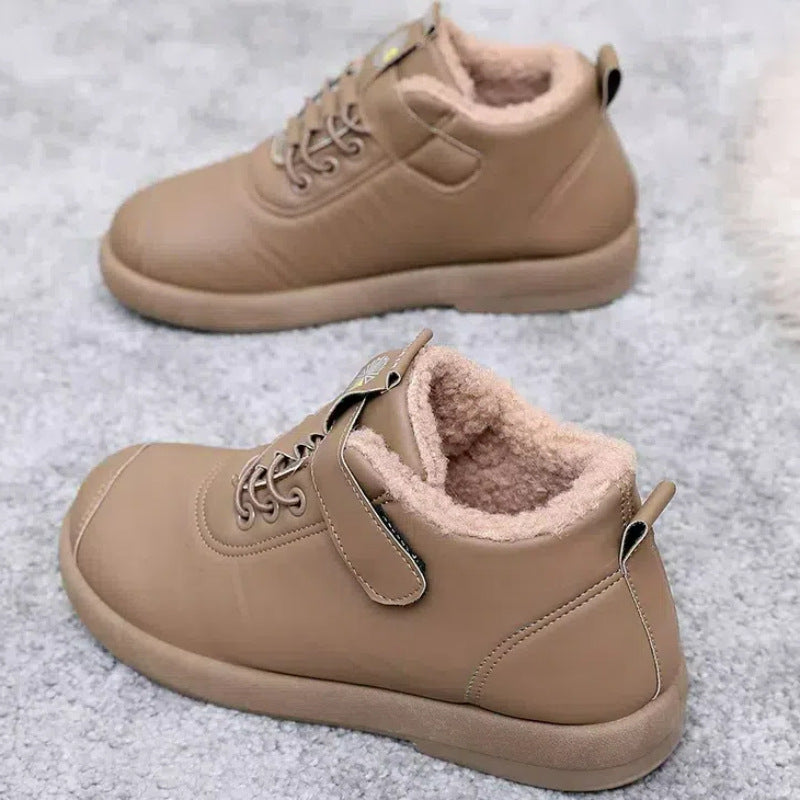Damen Winterstiefel Fleece Innenbesatz Große Größen - IdealeKleiden