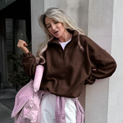 Women's Fleece Pullover Soft and Warm