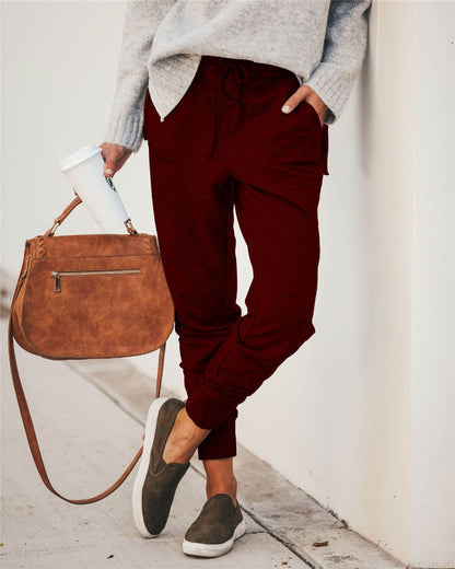Comfortable SweatpantsLoose Fit with Elastic Waistband