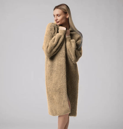 Women's Knitted Cardigan Soft Generous Cut