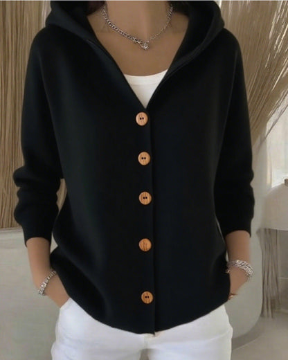 Women's Cardigan Hooded Modern Casual