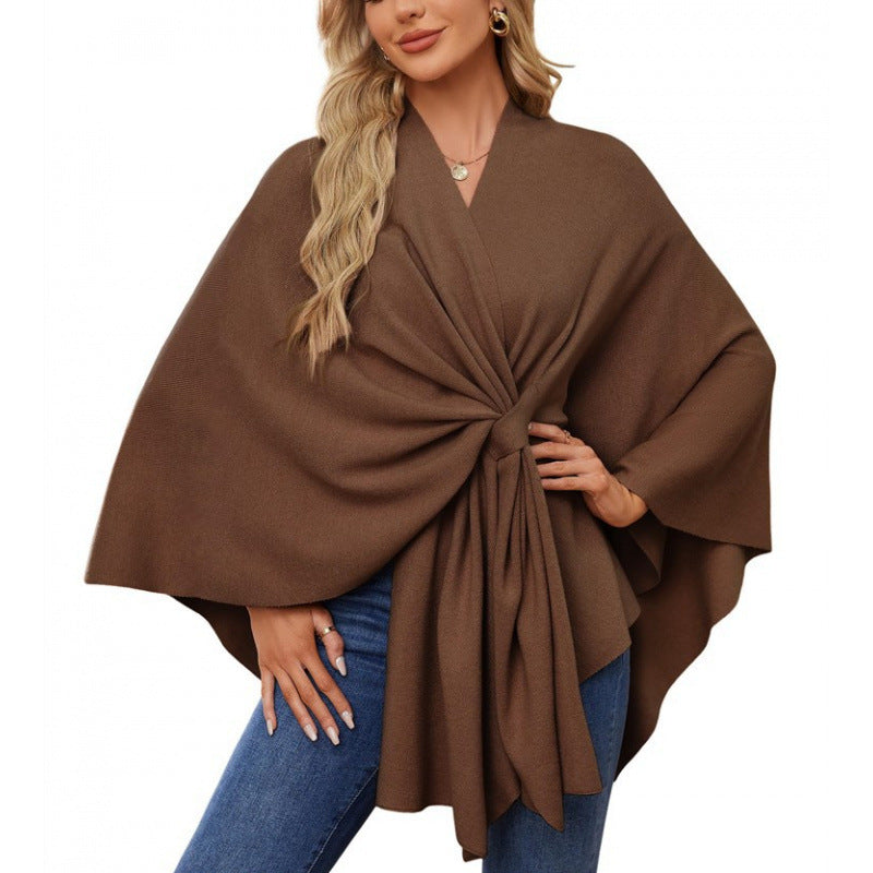 Women's Wrap Coat Modern Chic Elegant Design