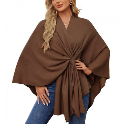 Women's Wrap Coat Modern Chic Elegant Design