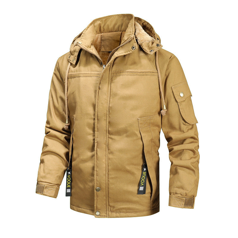 Men's Outdoor Jacket Warm Lined Waterproof