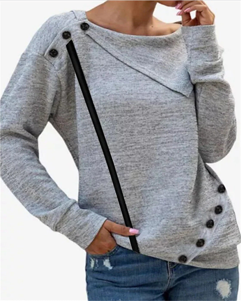 Stylish women's jacket with buttons
