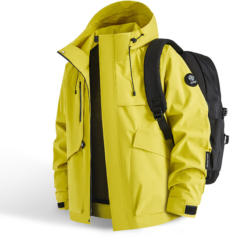 Men's Outdoor Jacket Waterproof Practical Adjustable