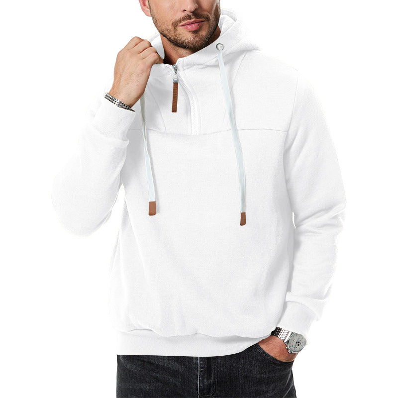 Men's Sport Hoodie Modern Zipper Design