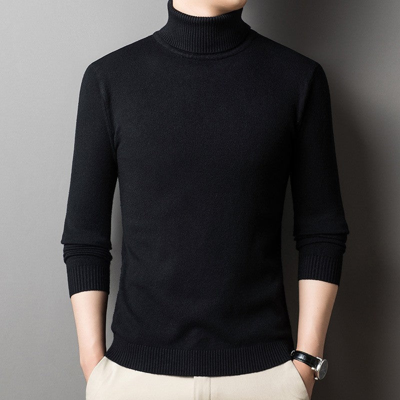 Men's Turtleneck Sweater Slim Fit Fashionable