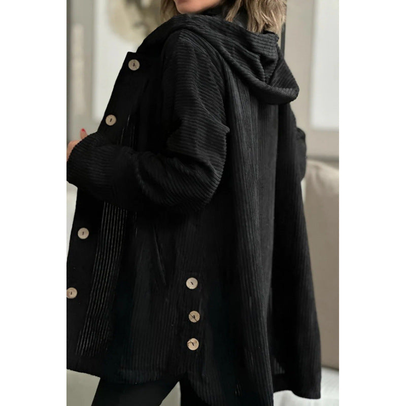 Robust Mid-Length Hooded Jacket Casual Cordura Style