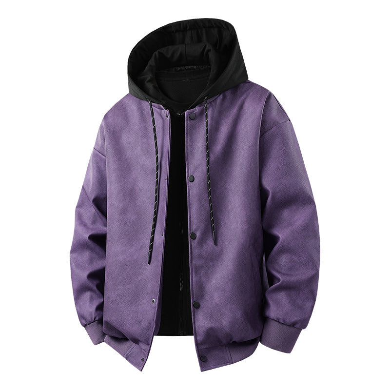 Men's Transitional Jacket Modern Sporty Hood
