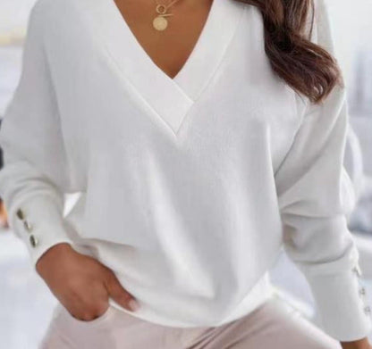 Women's Jumper Casual Wide Sleeves Soft Fabric