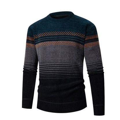 Men's Jumper Modern Textured Design Colourful