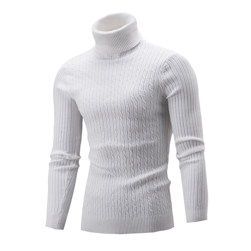 Men's Turtleneck Sweater High-Quality Knit Luxury Design