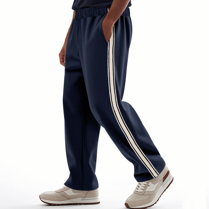 Men's Joggers Sporty Stripes Elastic