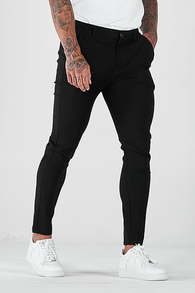 Men's Chino Trousers Slim Fit Elegant