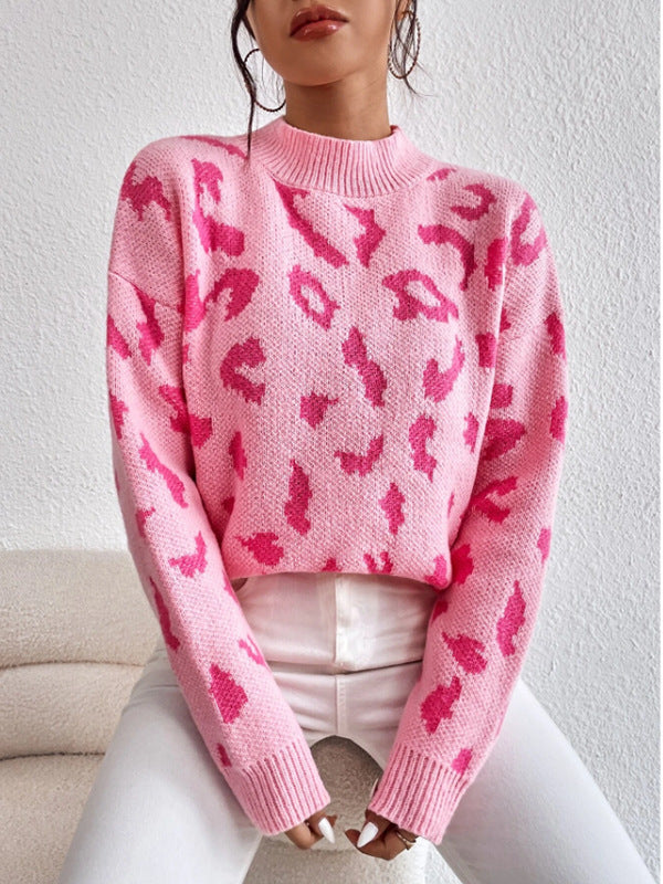 Women's Sweater Animal Print Comfortable Elegant