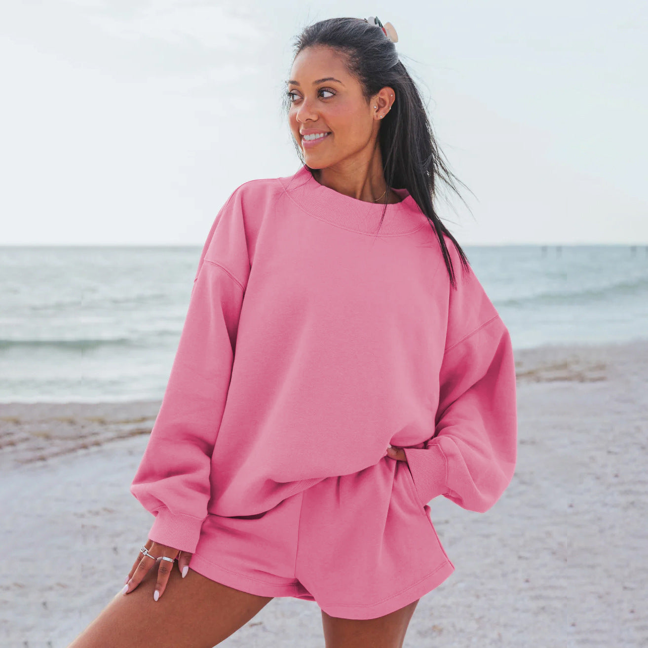 Women's Oversized Sweatshirt Generous Comfortable