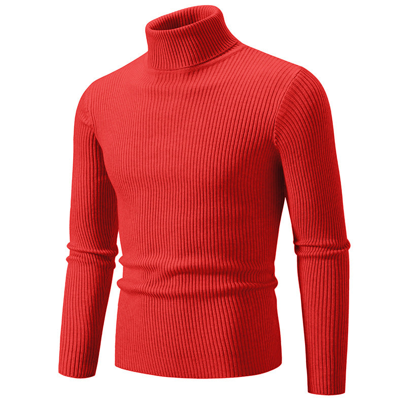 Men's Turtleneck Sweater High-Quality Comfortable