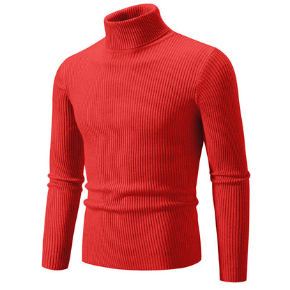 Men's Turtleneck Sweater High-Quality Comfortable