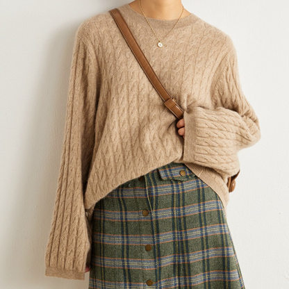Luxus Pullover Cashmere Weich Gesamte - IdealeKleiden