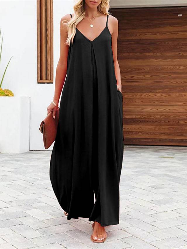 Damen Sommer Maxikleid Elegant Lang