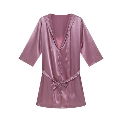 Men's Soft Satin Robe