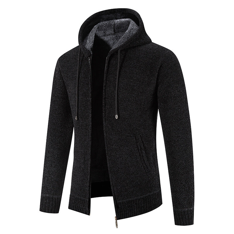 Men's Hooded Softshell Jacket Modern Design