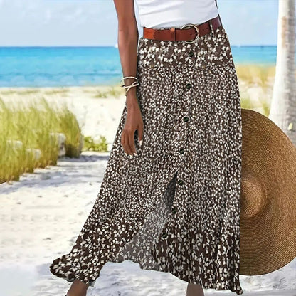 Women's Maxi Dress Floral Print Elegant Design