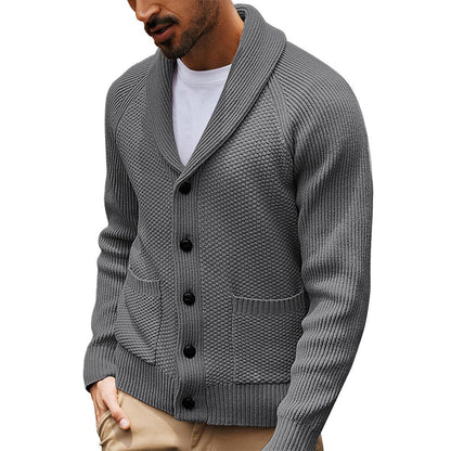 Men's Cardigan Shawl Collar Modern Stylish