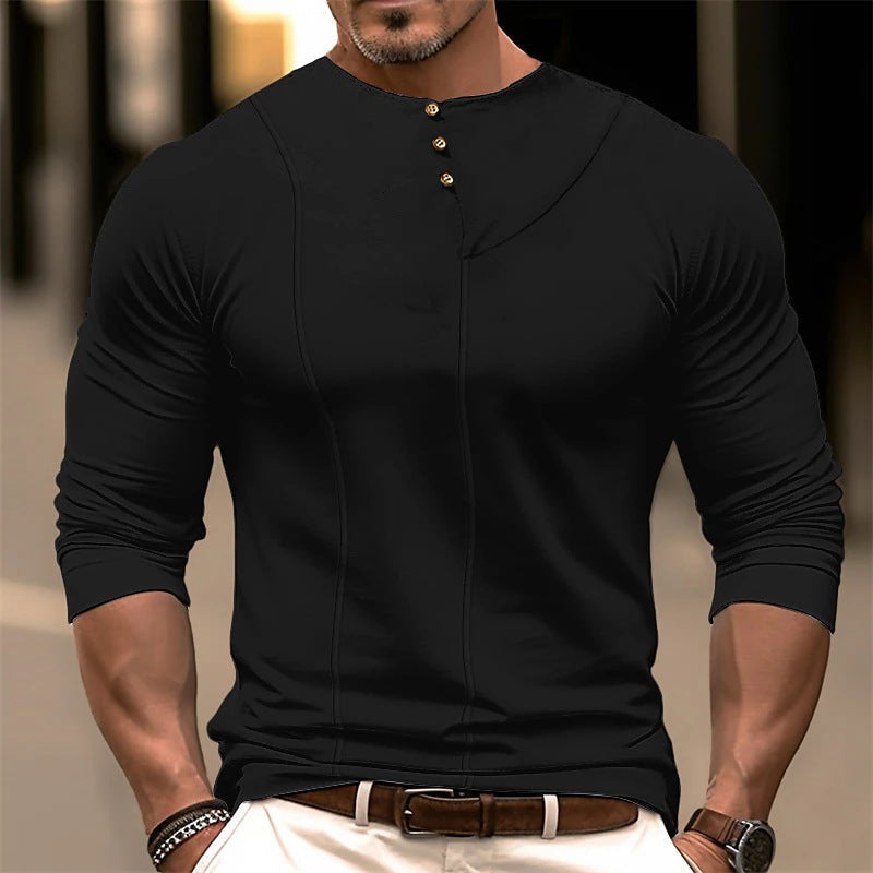 Elegant Dress Slim Fit Long-sleeved Cotton