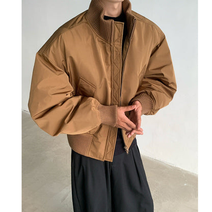 Men's Bomber Jacket Casual Sporty With Pockets