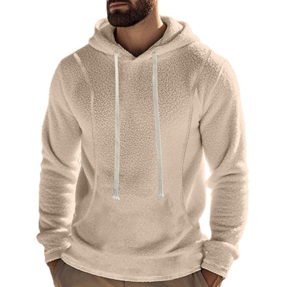 Men's Premium Fleece Hoodie Kangaroo Pocket Modern Design