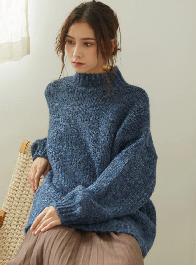 Women's Chunky Knit Sweater Comfortable Elegant