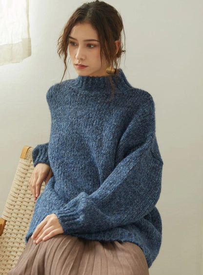 Women's Chunky Knit Sweater Comfortable Elegant
