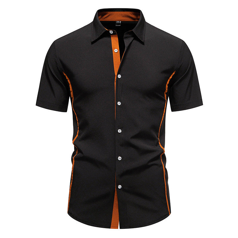 Men's Short Sleeve Shirt Modern Style