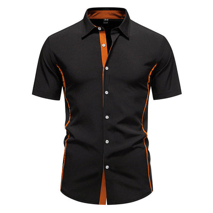 Men's Short Sleeve Shirt Modern Style