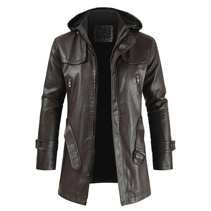 Men's Winter Jacket Hood Modern Style