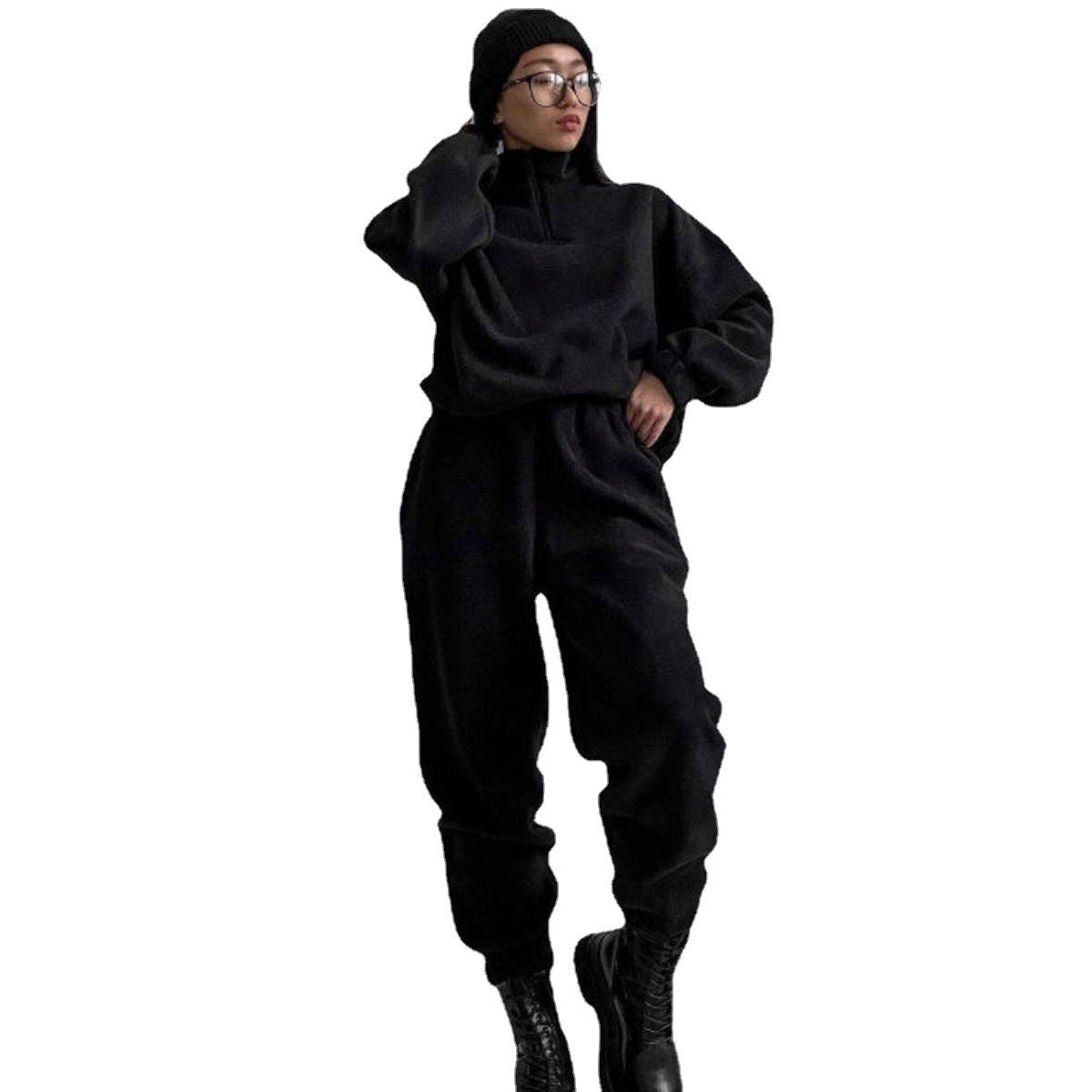 Women's Fleece Tracksuit Comfortable Casual Design