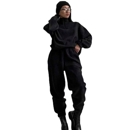 Women's Fleece Tracksuit Comfortable Casual Design