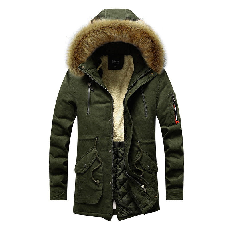 Men's Winter Jacket Insulated Detachable Hood