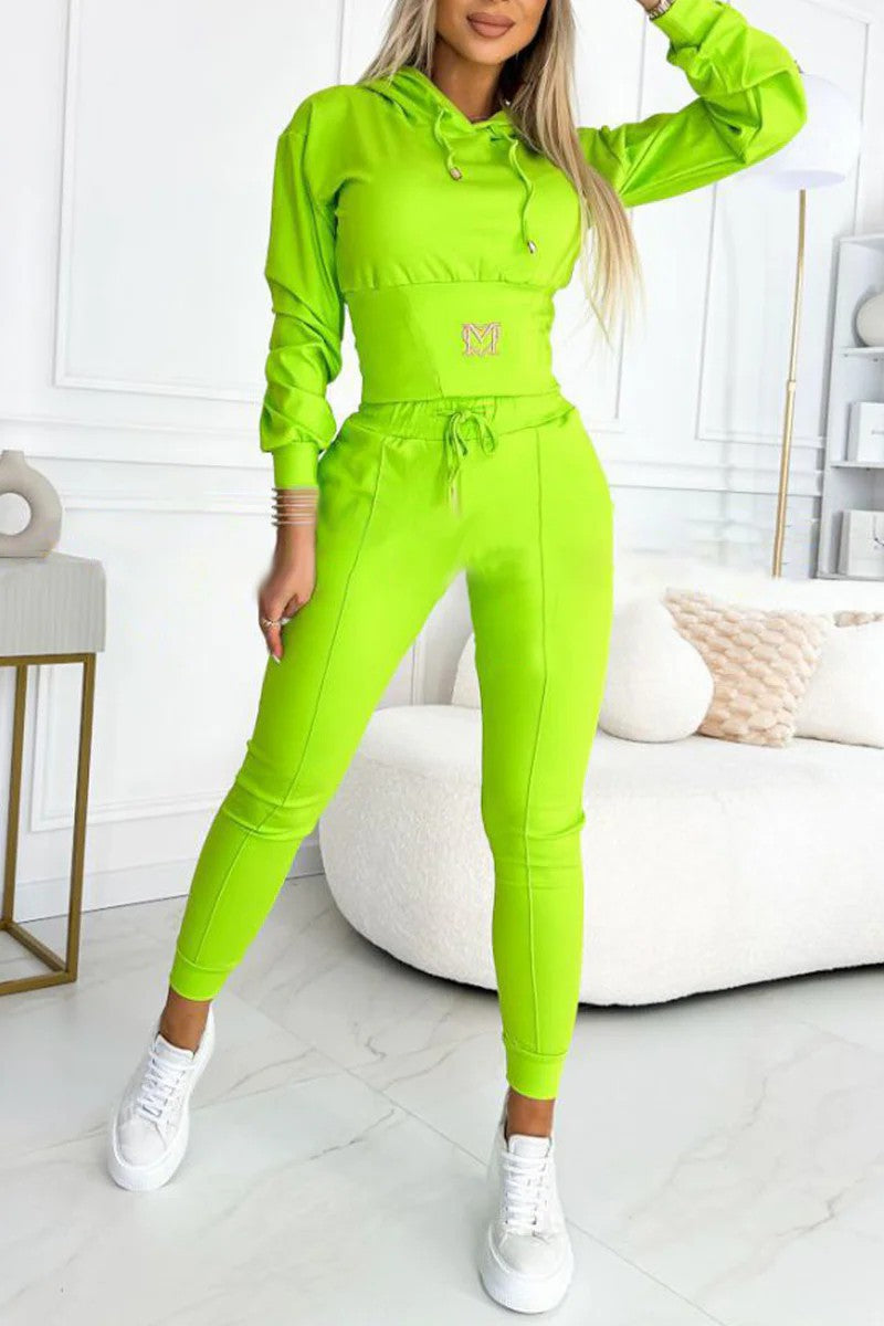 Women's Sport Jumpsuit Hooded Elastic Comfortable