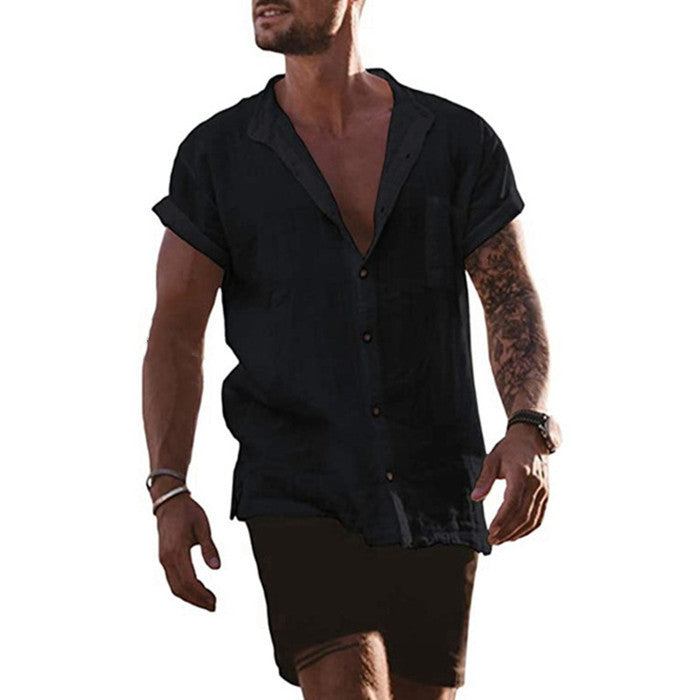 Men's Linen Shirt Summer Comfortable