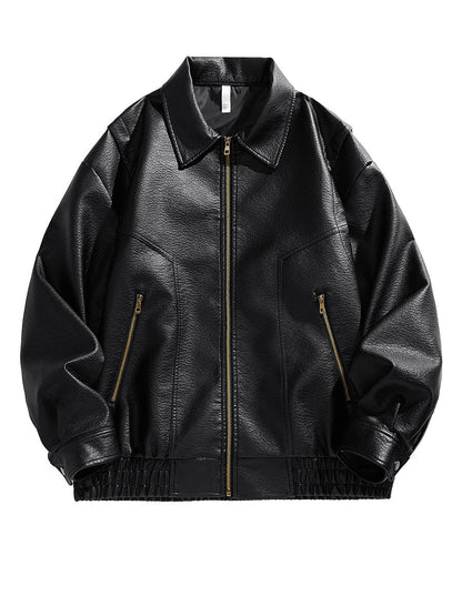 Men's Elastic Short Jacket with Pockets