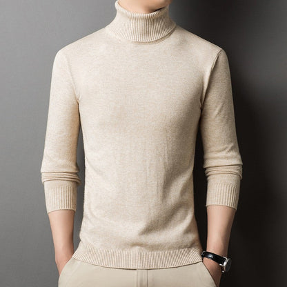 Men's Turtleneck Sweater Slim Fit Fashionable