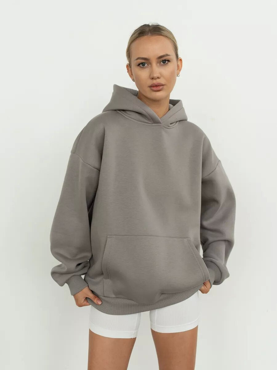 Women's Oversized Hoodie Snuggly Soft With Kangaroo Pocket