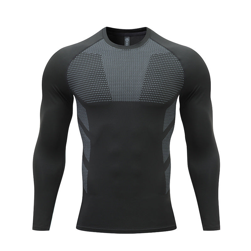 Men's Long-Sleeved Comfort Fit Sports Shirt