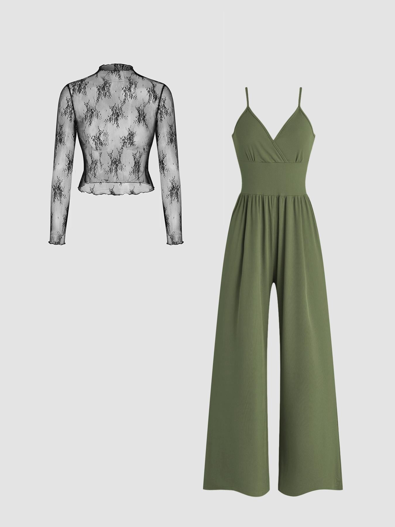 Women's Cocktail Jumpsuit Elegant Plus Size