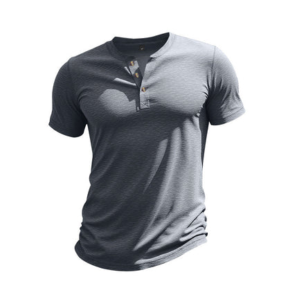Men's T-Shirt Short Sleeve Soft Cotton Elegant