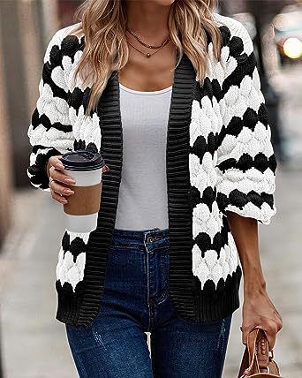 Open Front Cardigan Soft and Warm