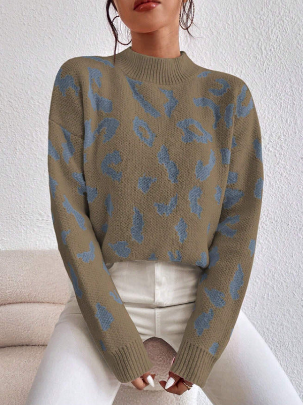 Women's Sweater Animal Print Comfortable Elegant